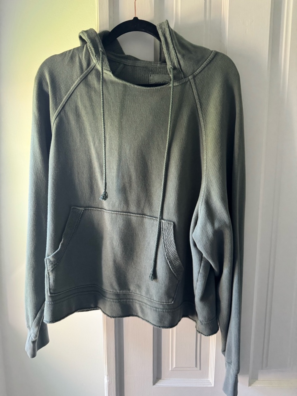 Aerie Olive Green Drawstring Hoodie